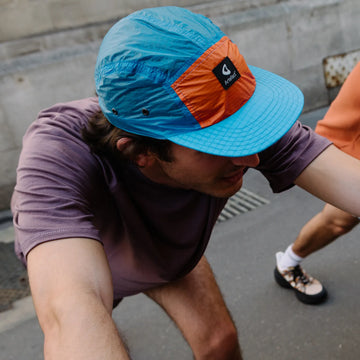 Cirrus - Casquette 5-Panel - Bleu/Orange