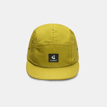 Casquette jaune Artefact upcyclée avec veste patagonia