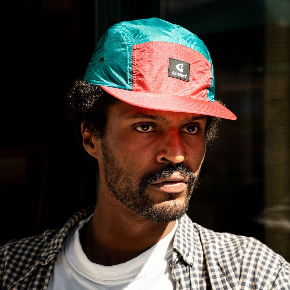 Casquette 5panel Rose/Bleue Artefact