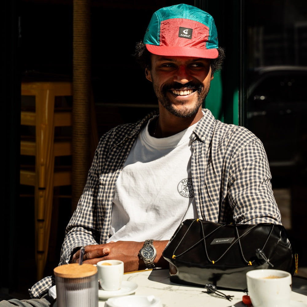 Casquette 5panel Rose/Bleue Artefact