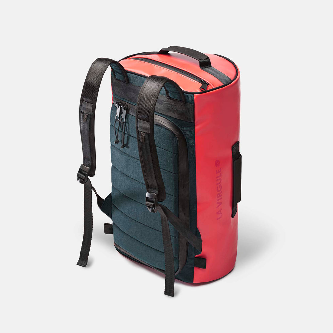 packshot Hors-bord 35L sac à dos upcyclé rouge