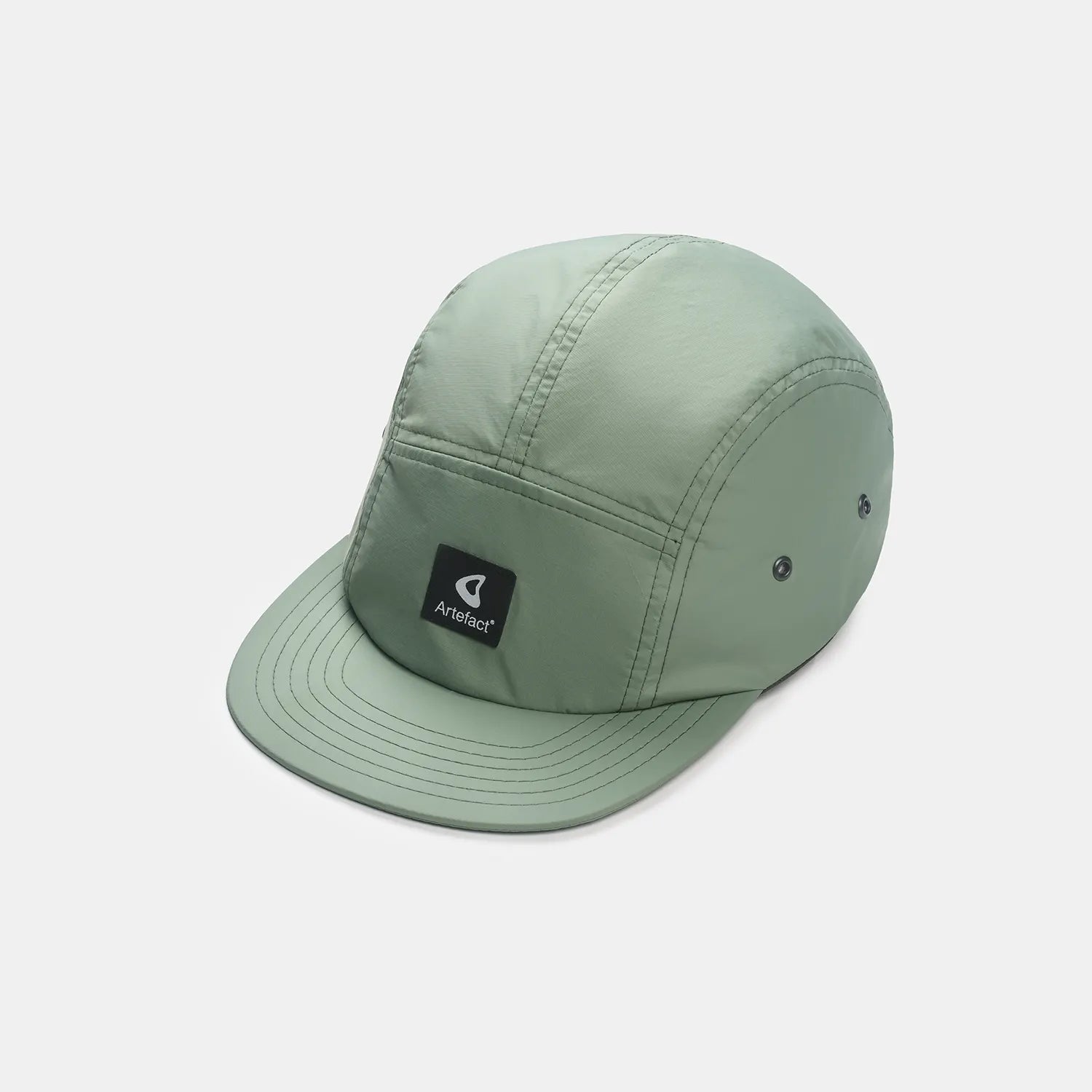 Casquette verte Artefact upcyclée avec veste patagonia