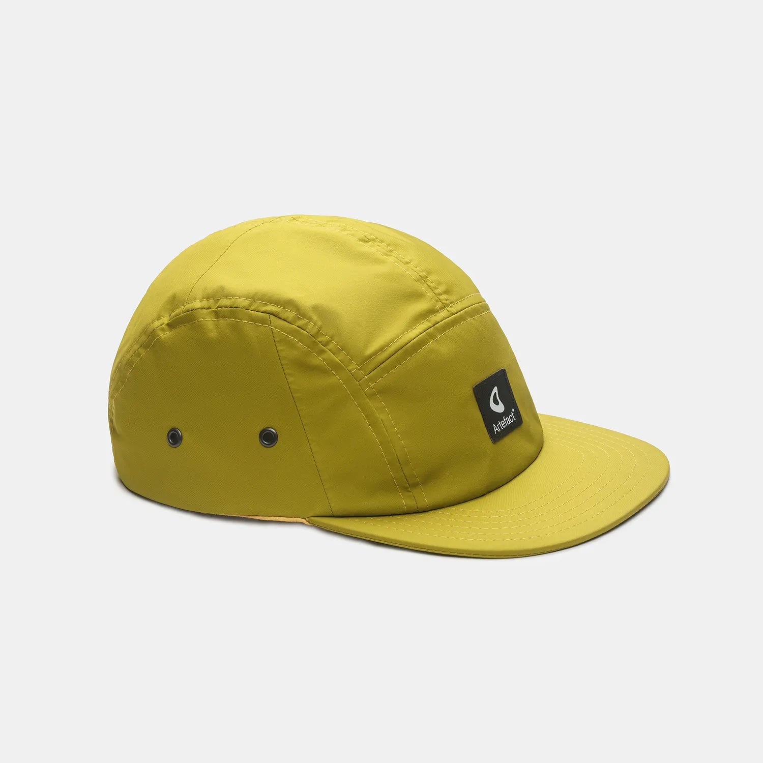 Casquette jaune Artefact upcyclée avec veste patagonia