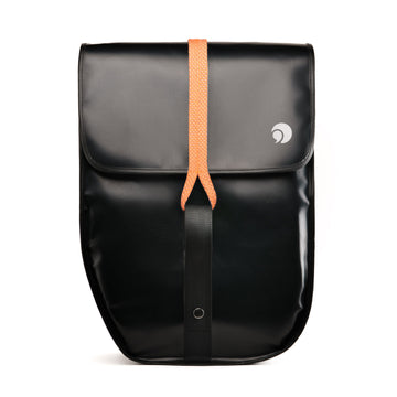 Sterne - Sacoche vélotaf 25L - Gauche - Noir corde orange